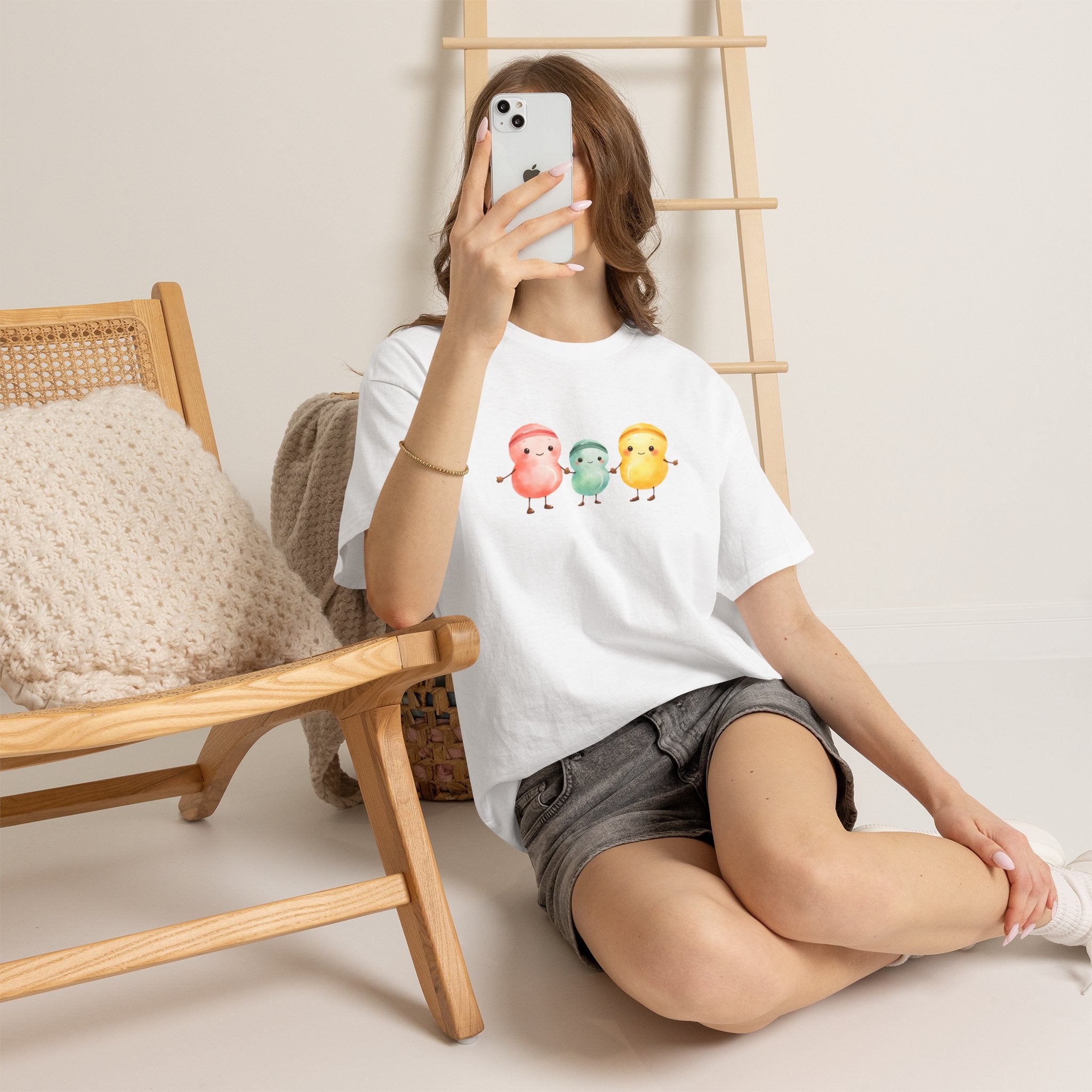 Cute Pastel Chick Trio T-Shirt | Kawaii Bird Illustration