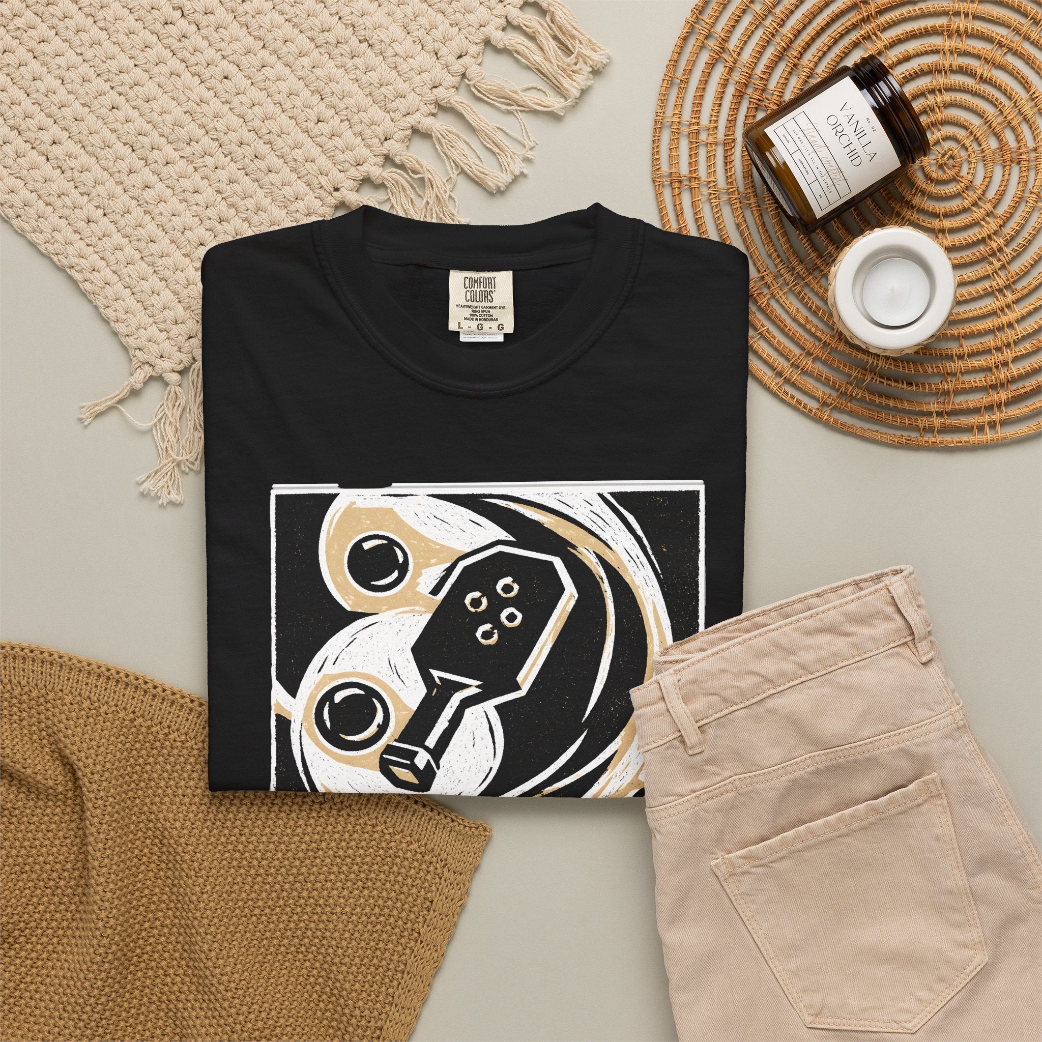 Abstract Retro Pickleball T-Shirt | Vintage Arcade Graphic