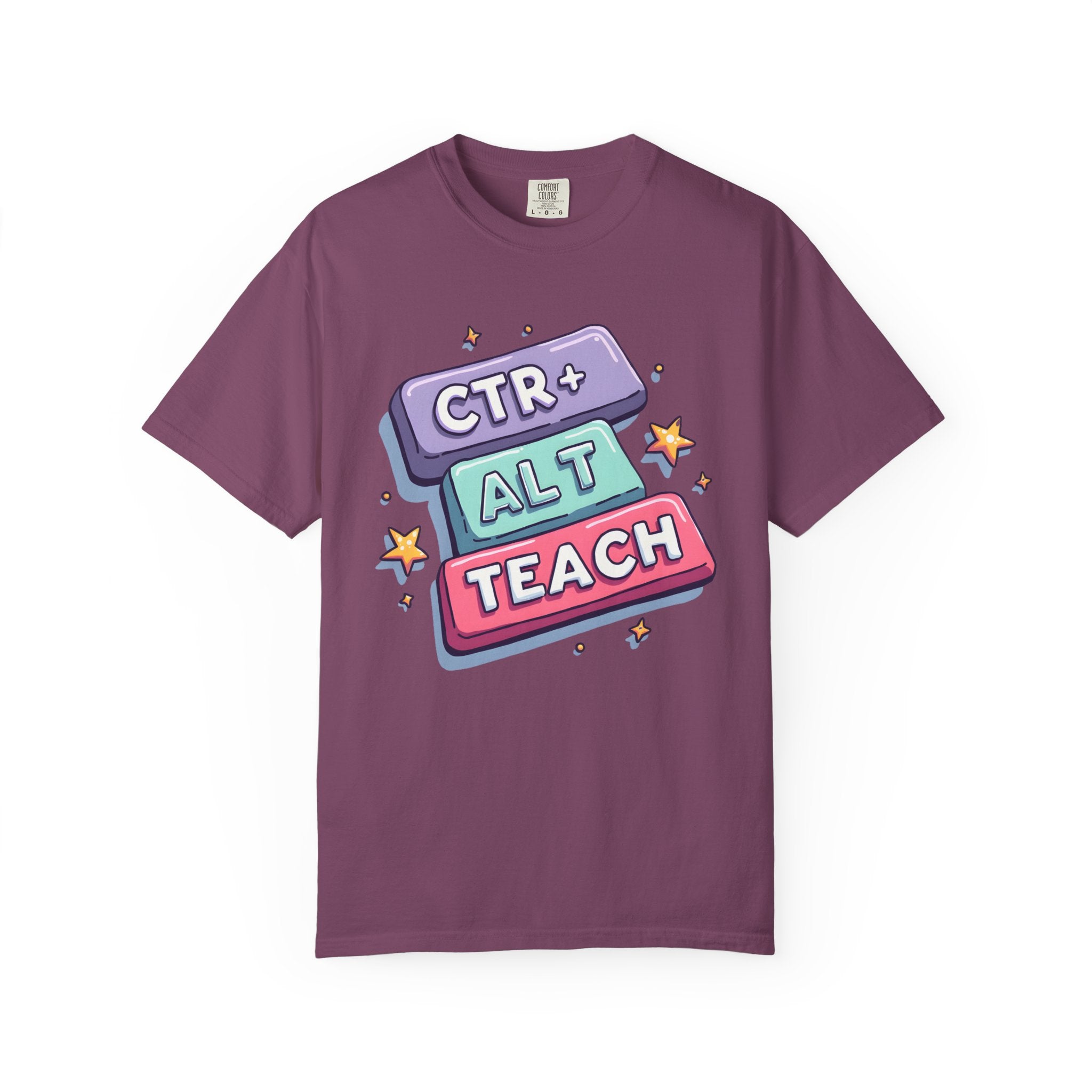 CTR ALT TEACH keyboard keys T-Shirt | Teacher Computer Humor tee