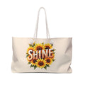 Sunflower SHINE Weekender Bag | Floral Travel Tote