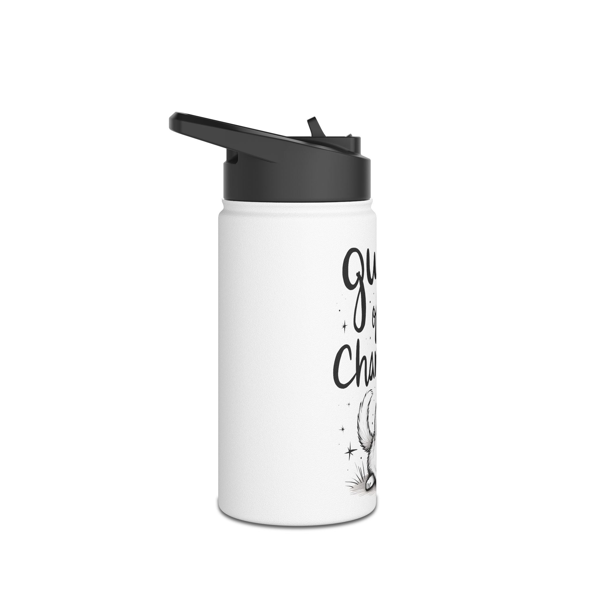 Queen of the Champion water bottle | stainless steel tumbler, cute cat crown design
