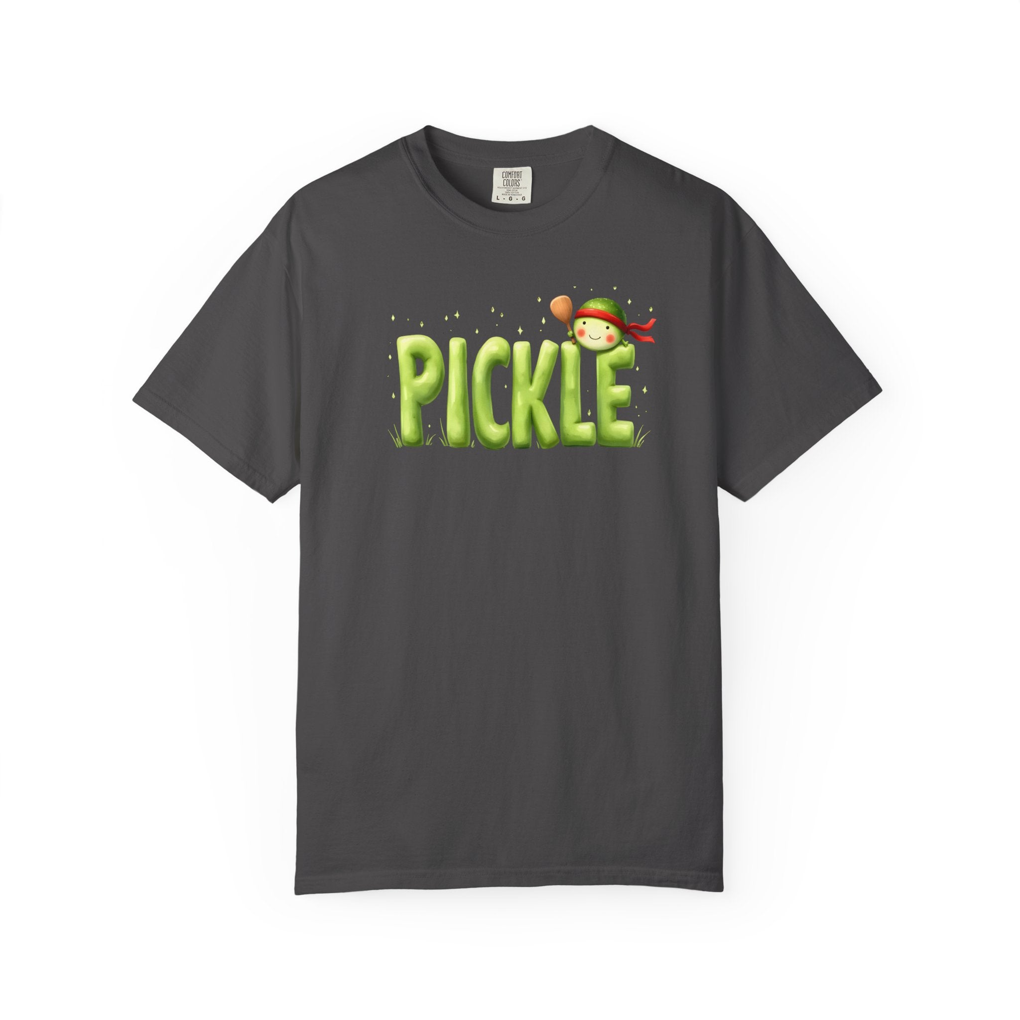 Pickle Kid T-shirt | Cute Cartoon Pickle Text Design