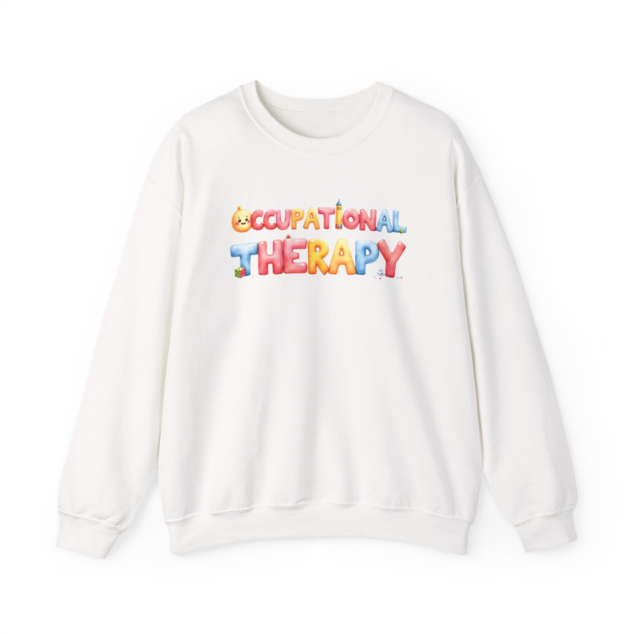 Occupational Therapy colorful balloon letters Sweatshirt | Occupational Therapy Crewneck