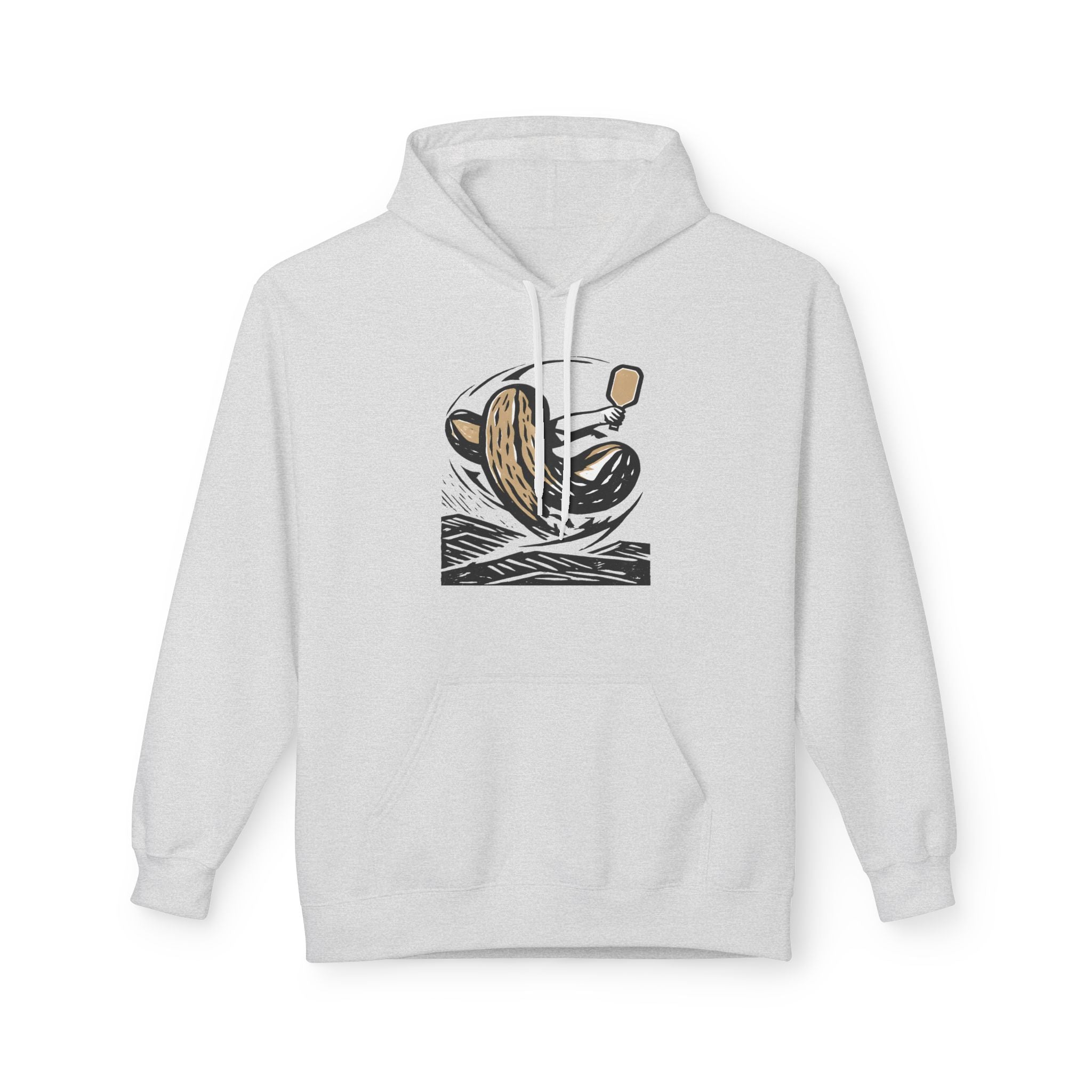 Pickleball Over Beans Hoodie | Coffee Illustration