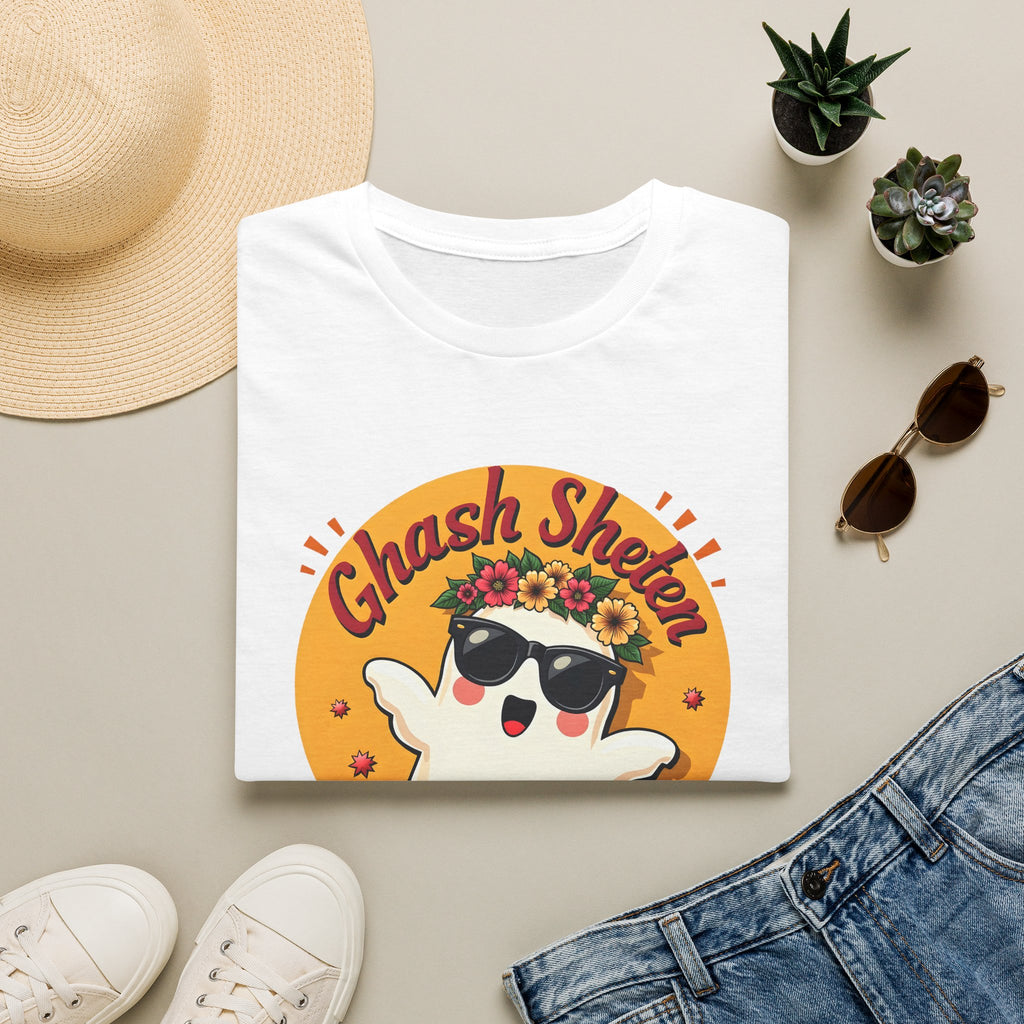 Ghash Sheten Ghost with Flower Crown T-Shirt | Cute Halloween Tee