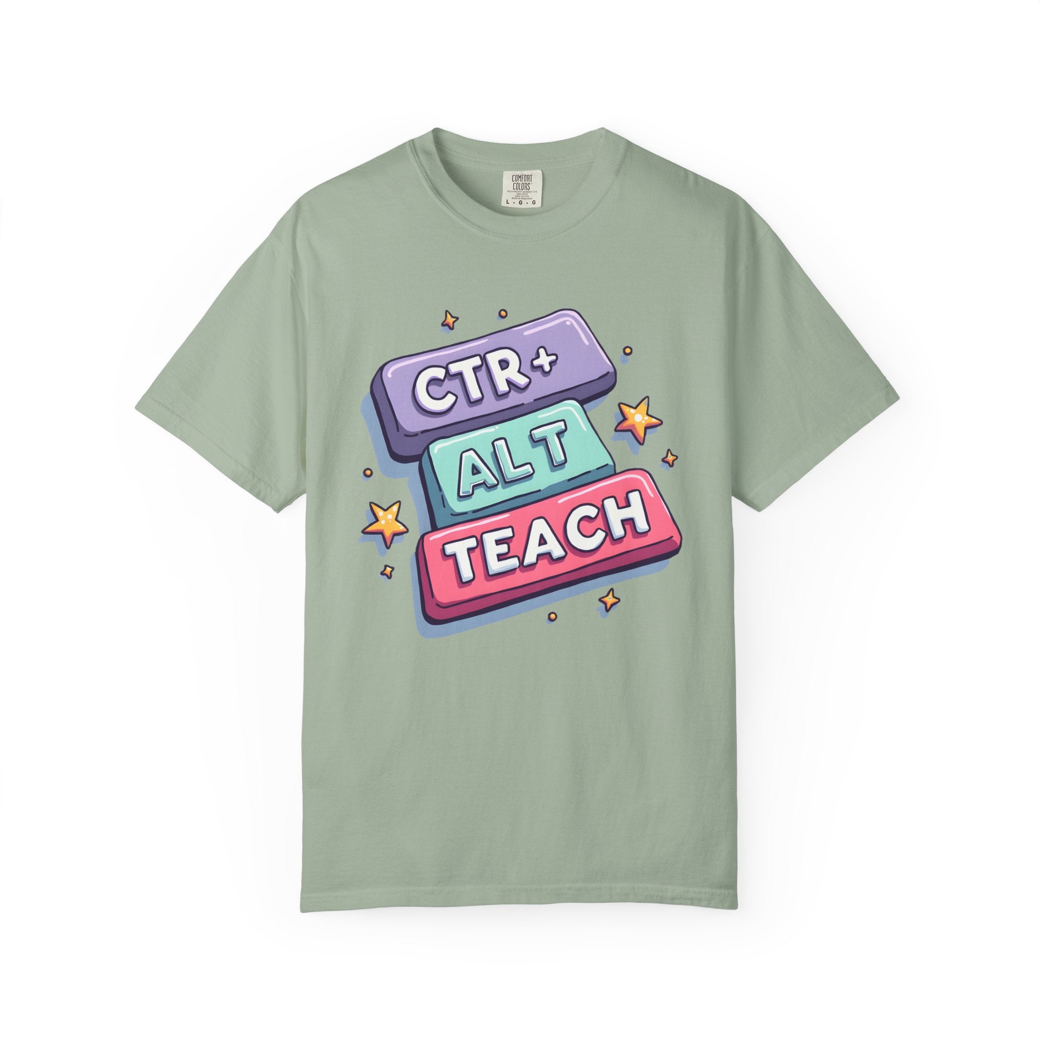 CTR ALT TEACH keyboard keys T-Shirt | Teacher Computer Humor tee
