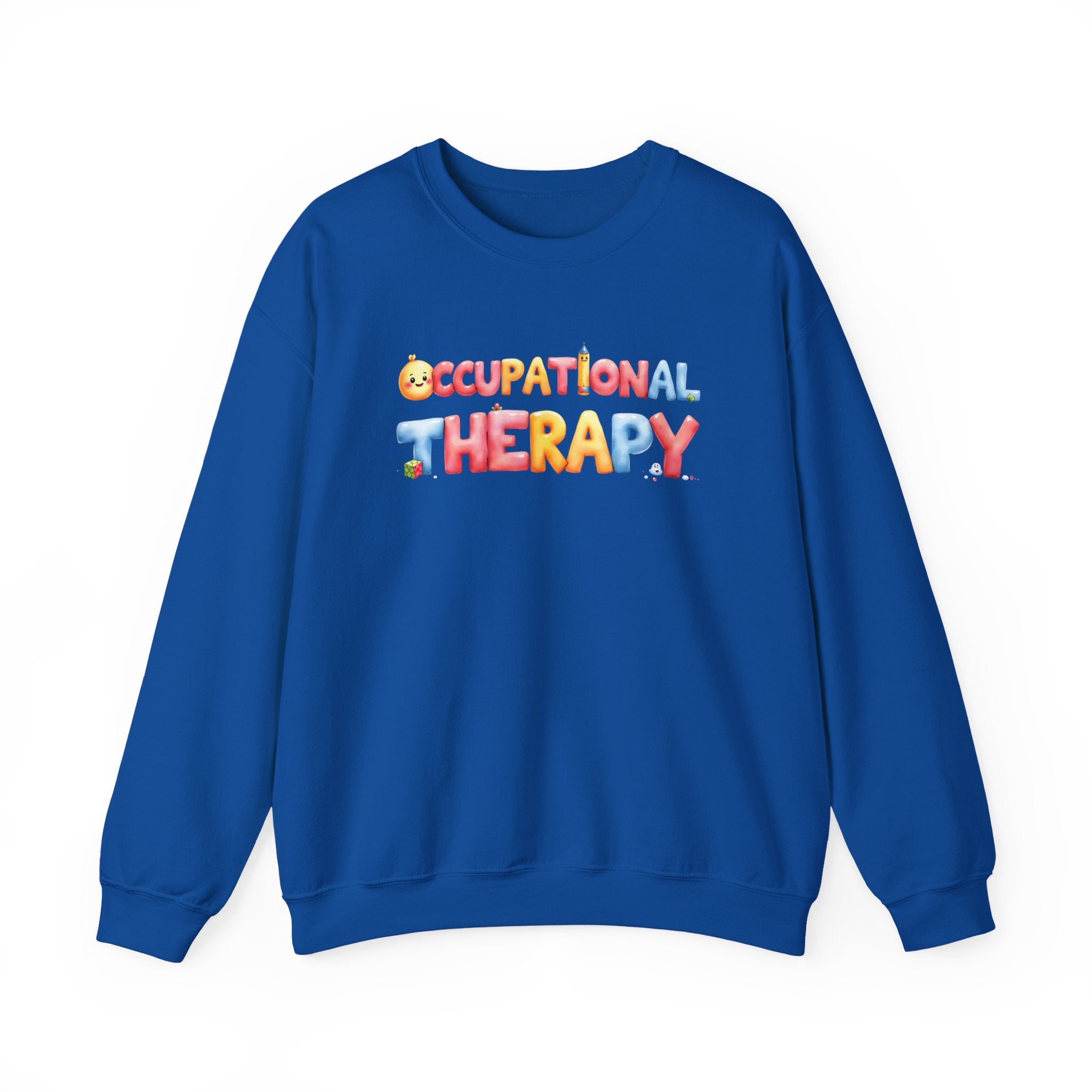 Occupational Therapy colorful balloon letters Sweatshirt | Occupational Therapy Crewneck