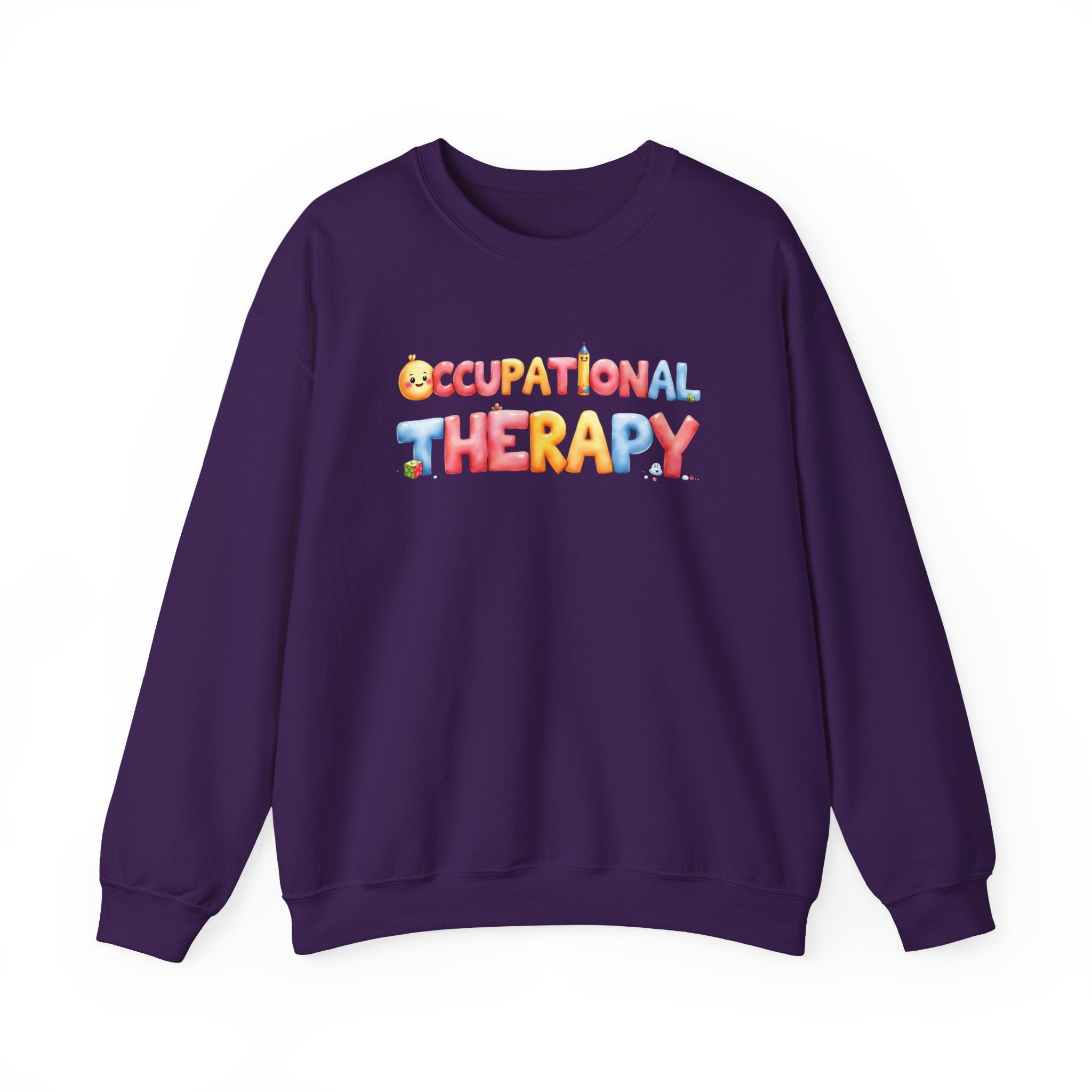 Occupational Therapy colorful balloon letters Sweatshirt | Occupational Therapy Crewneck