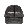 Born To Be The GOAT Cap | Vintage Embroidered Hat