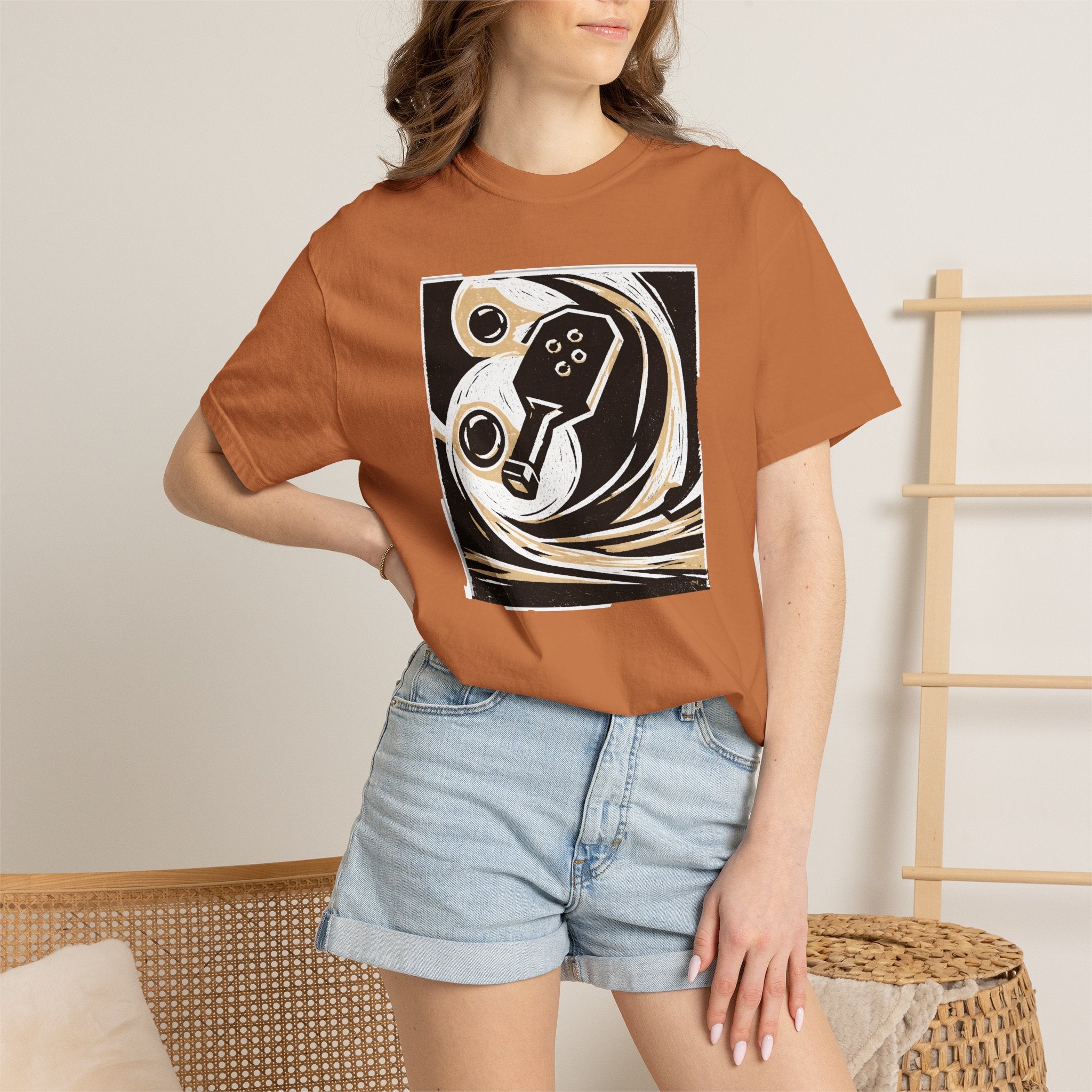 Abstract Retro Pickleball T-Shirt | Vintage Arcade Graphic