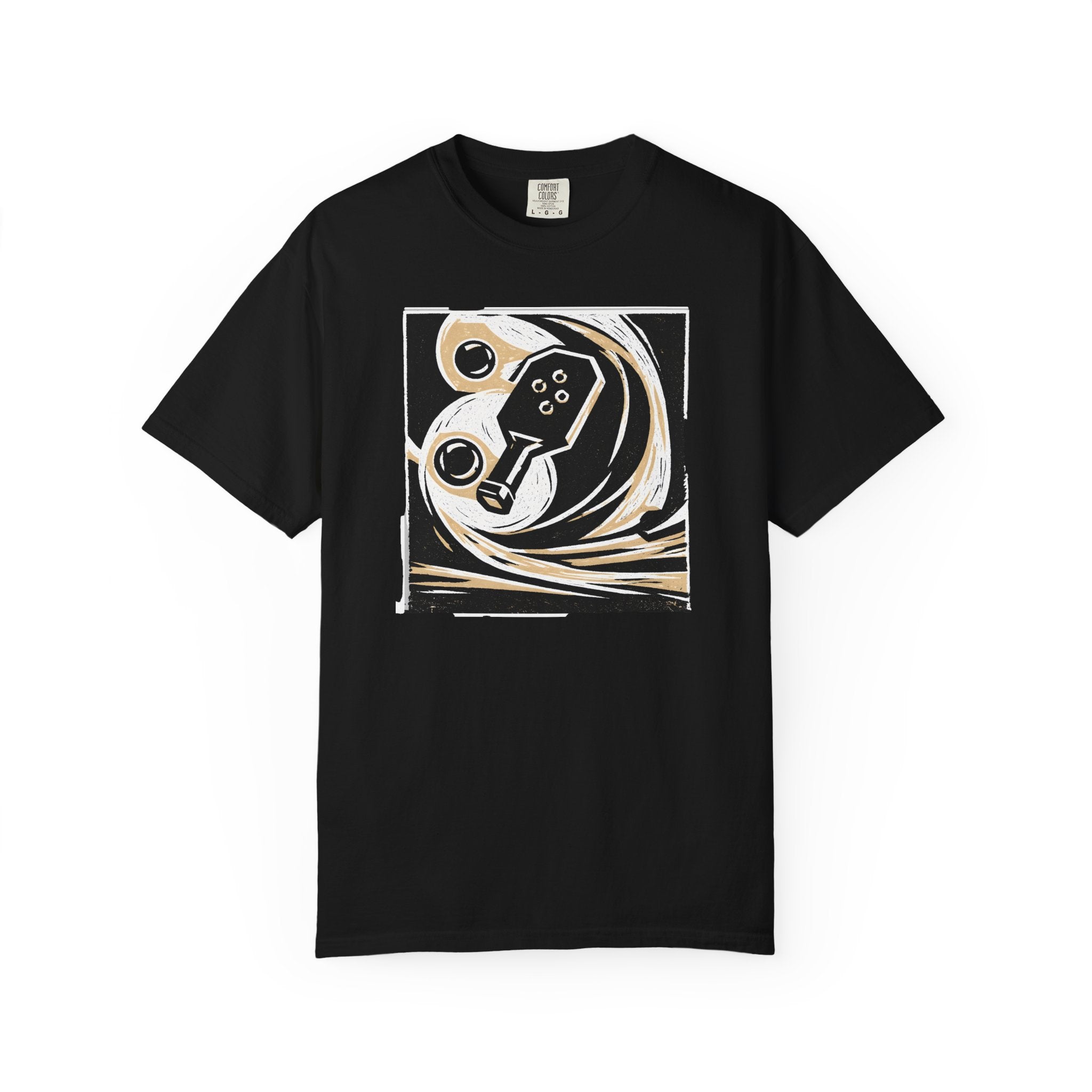 Abstract Retro Pickleball T-Shirt | Vintage Arcade Graphic