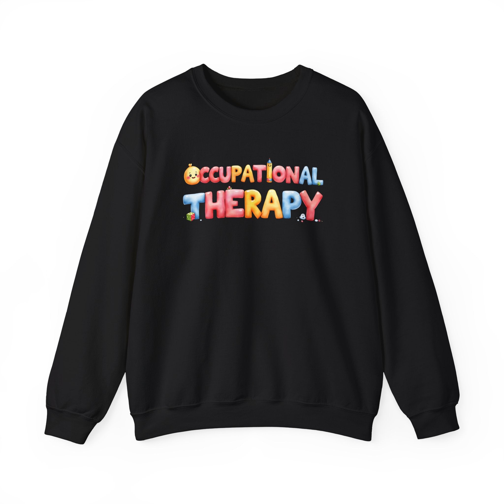 Occupational Therapy colorful balloon letters Sweatshirt | Occupational Therapy Crewneck