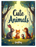 Cute Animals coloring book E- book