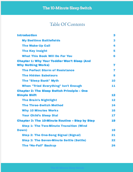 The 10 mimute sleep swich Ebook