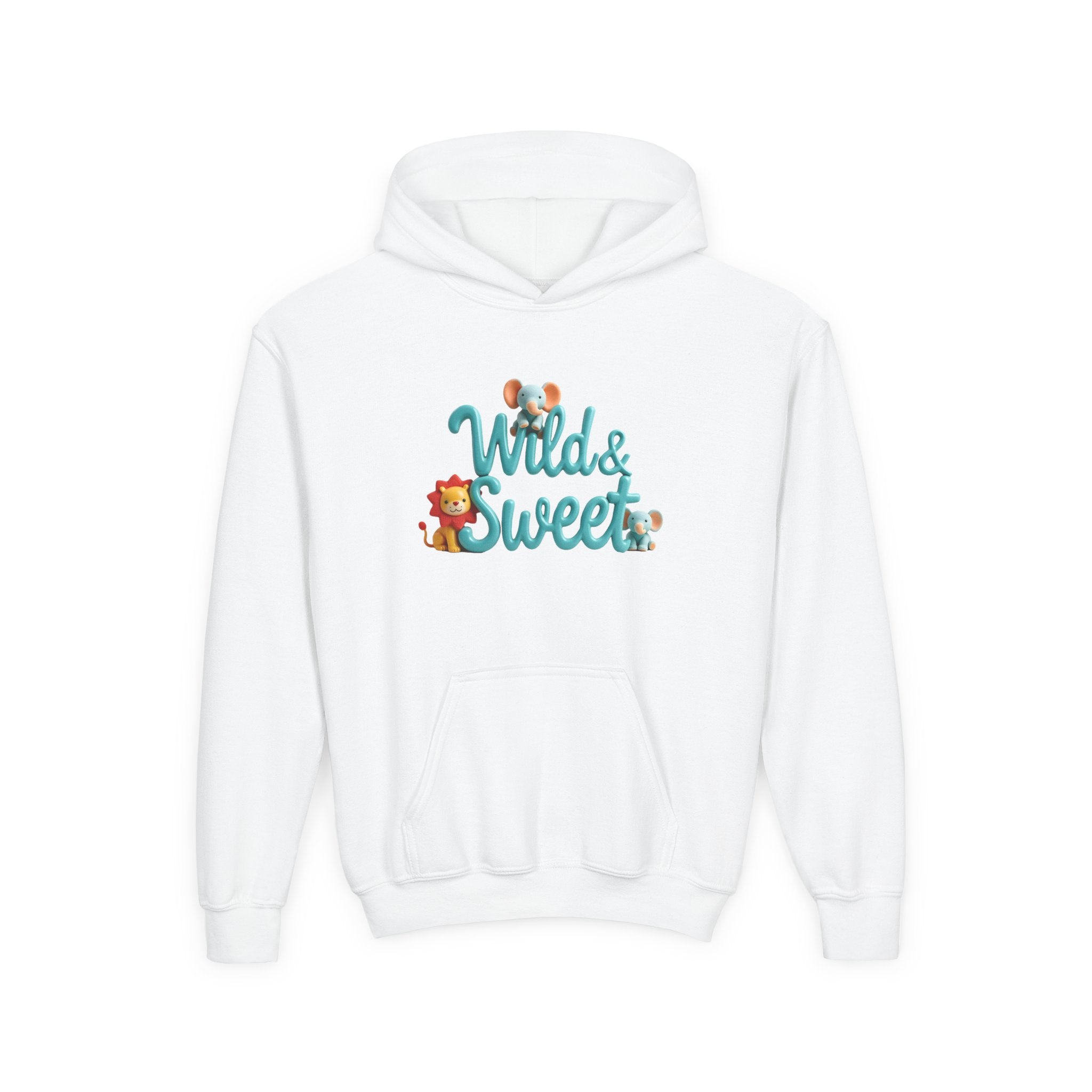 Kids "Wild & Sweet" Hoodie – Cute Jungle Animal Pullover