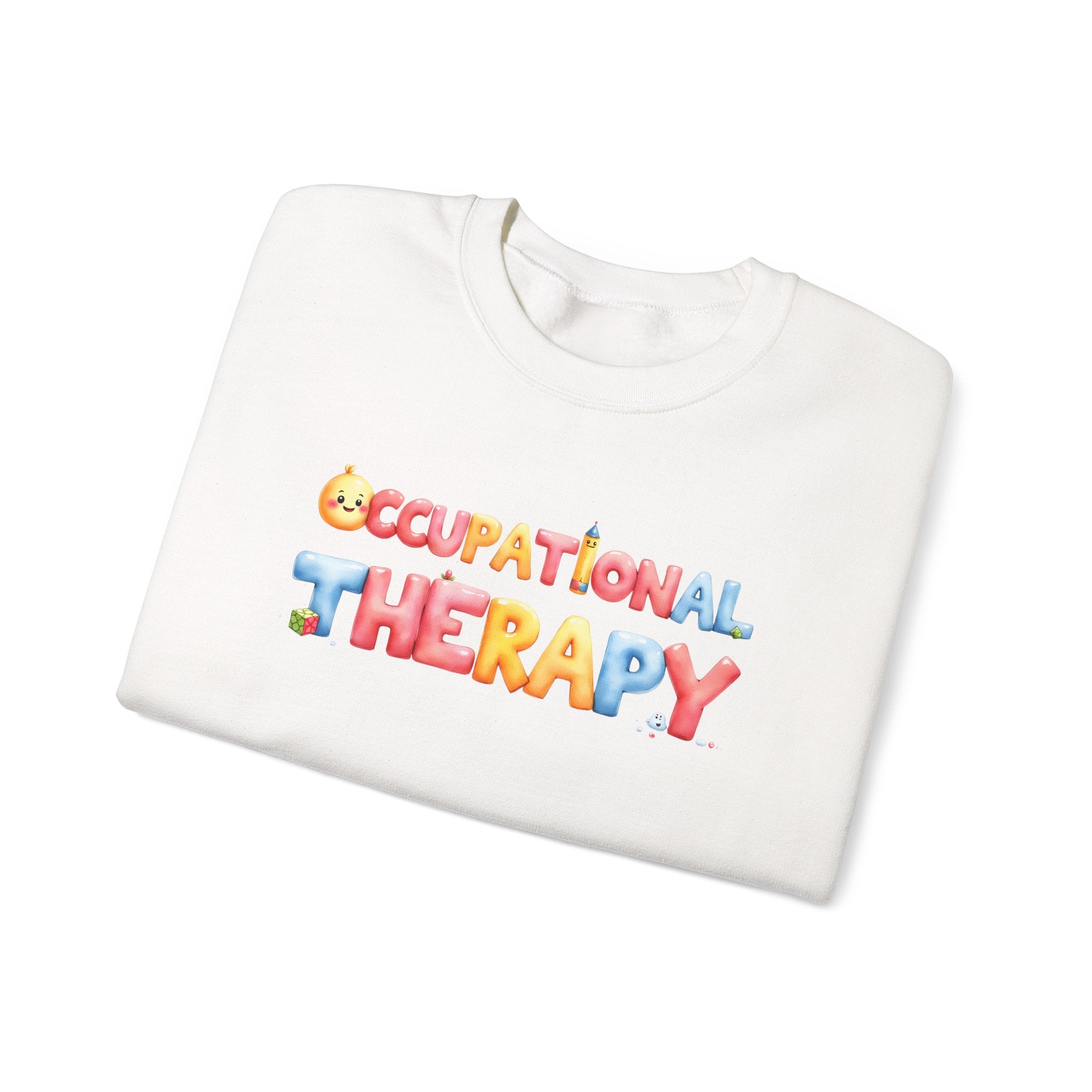 Occupational Therapy colorful balloon letters Sweatshirt | Occupational Therapy Crewneck