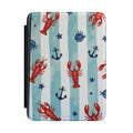 Red Lobster Nautical Pattern Kindle Case | Anchors, Stars, Stripes
