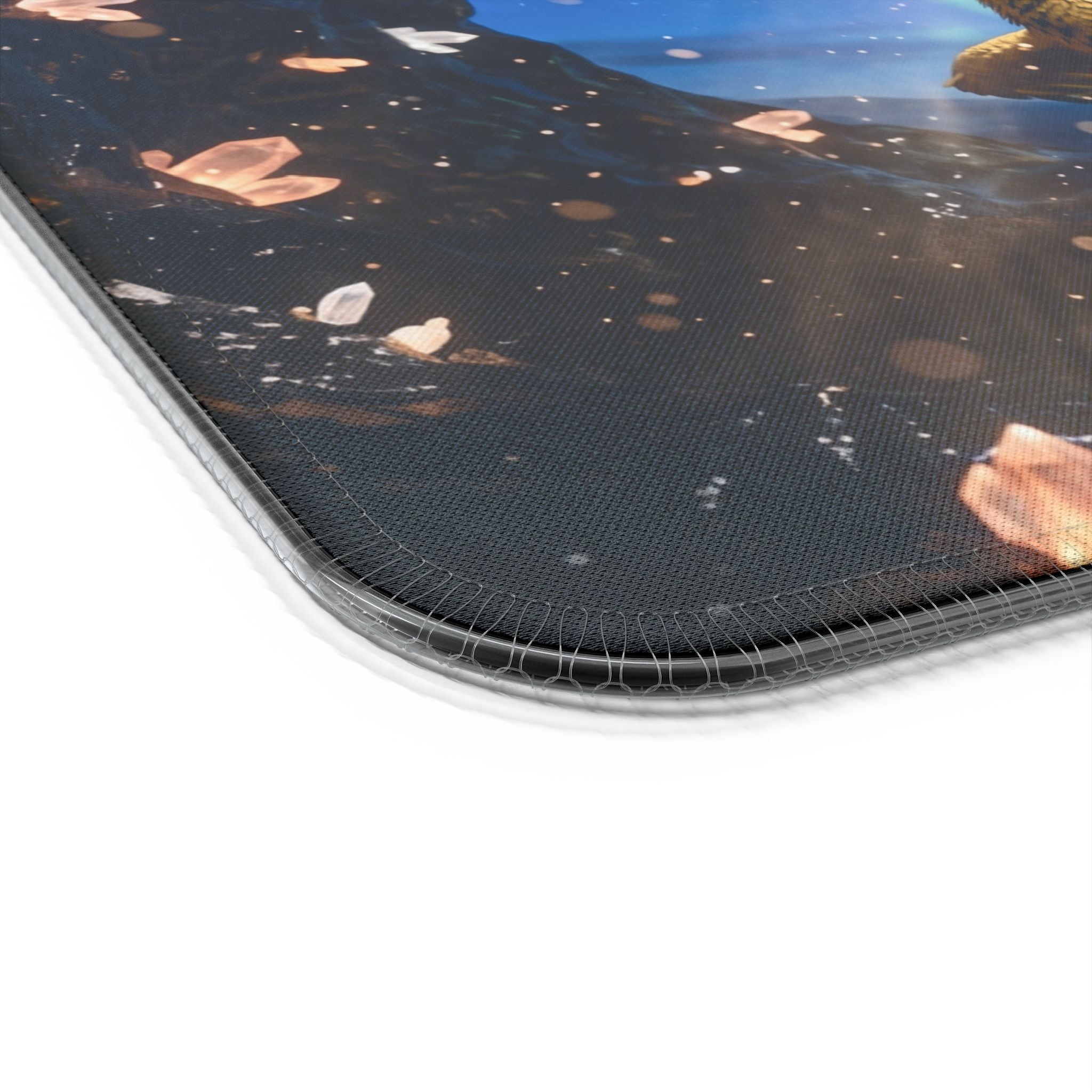 LED Wireless Charging Gaming Mouse Pad — Sunset Battlefield RGB Desk Mat ฺBird2