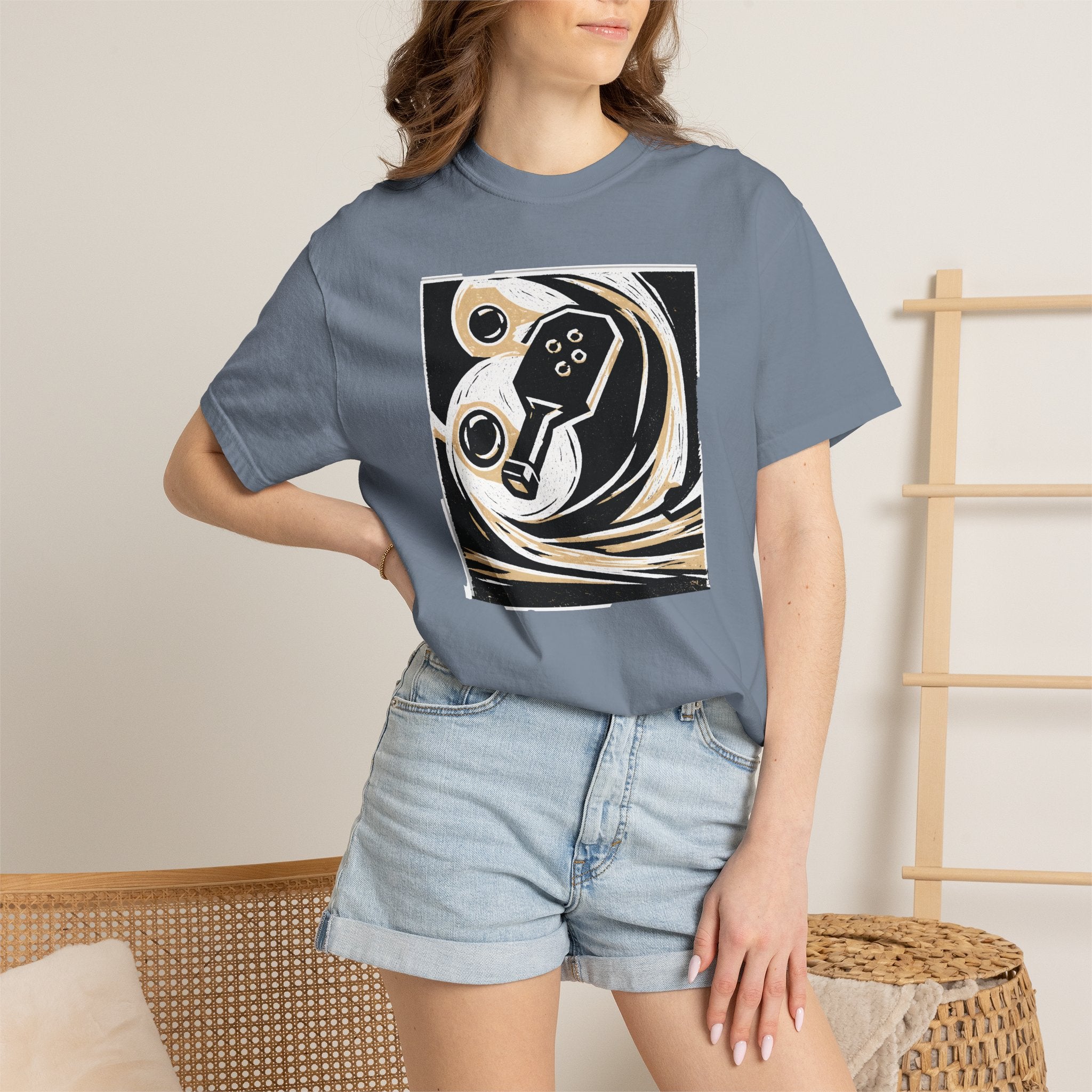 Abstract Retro Pickleball T-Shirt | Vintage Arcade Graphic