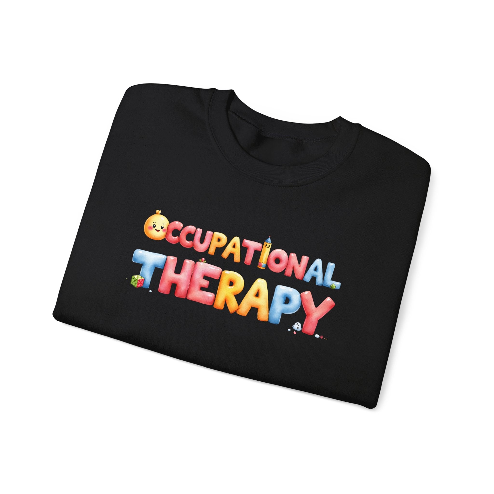 Occupational Therapy colorful balloon letters Sweatshirt | Occupational Therapy Crewneck