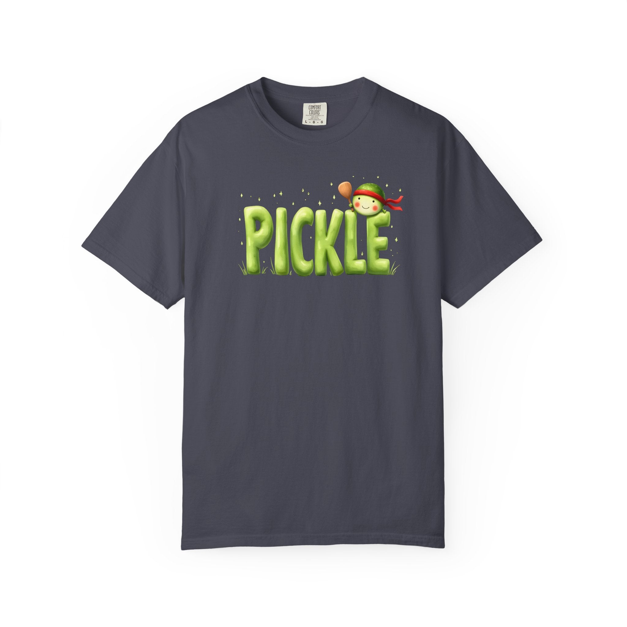 Pickle Kid T-shirt | Cute Cartoon Pickle Text Design