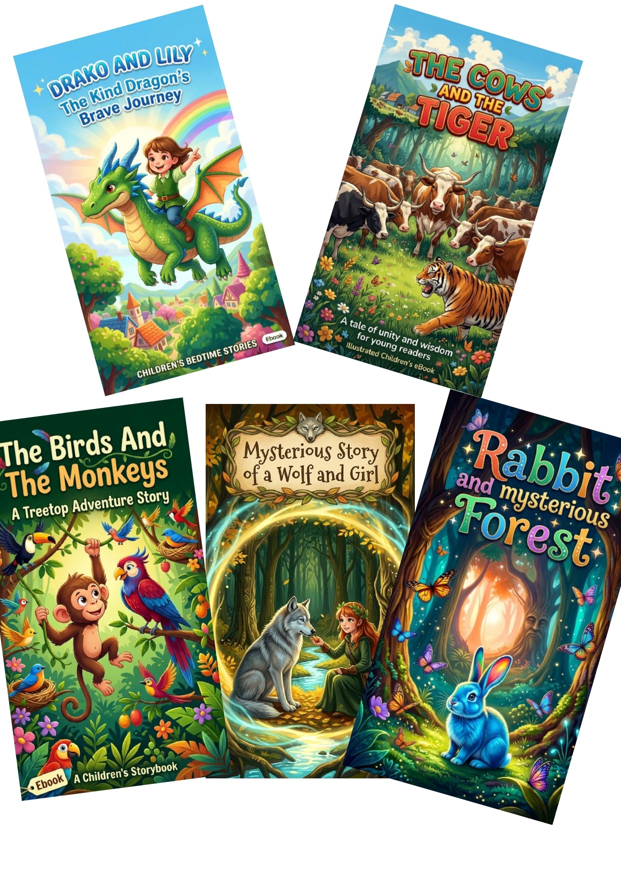 5 Story E-book  for kids