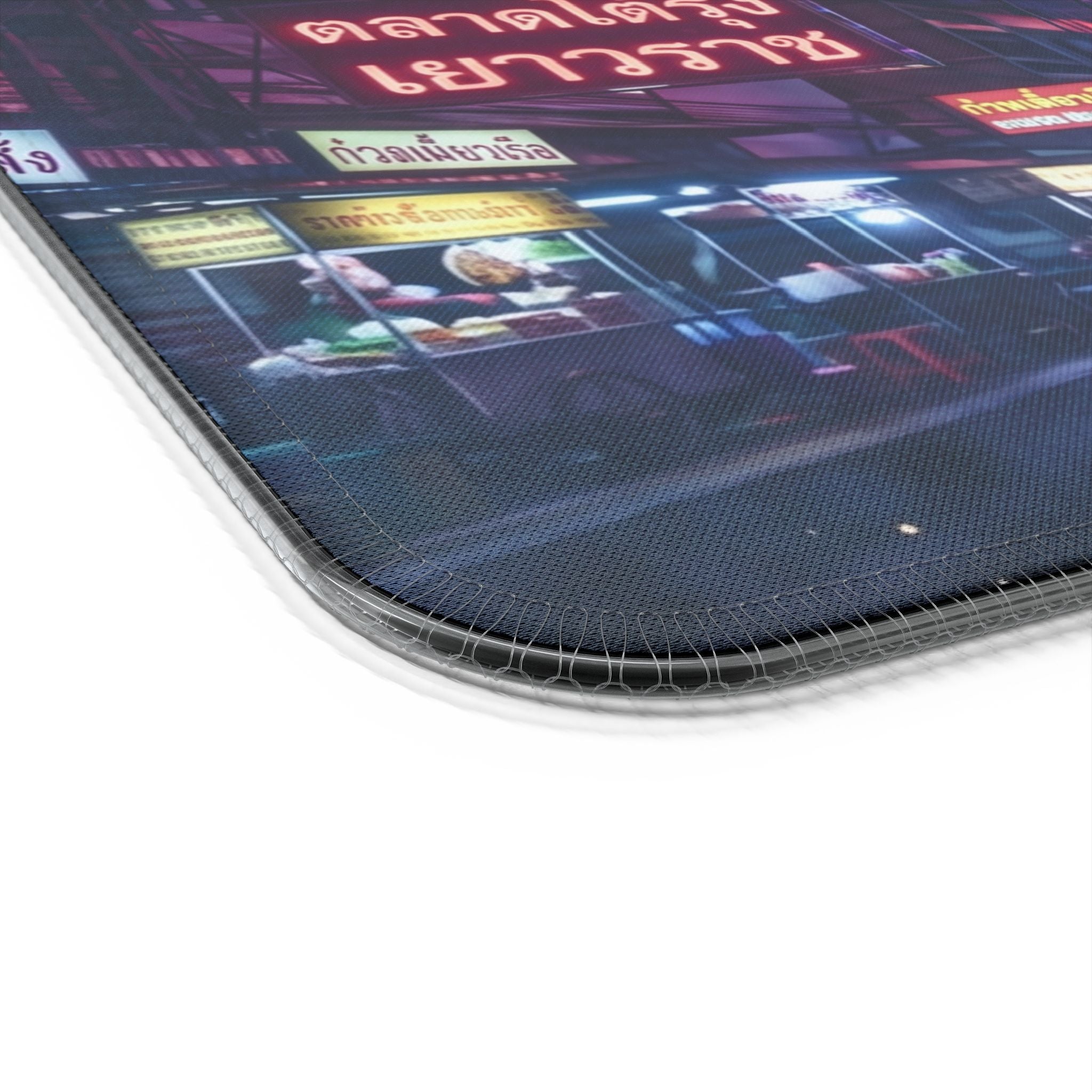 LED Wireless Charging Gaming Mouse Pad — Sunset Battlefield RGB Desk Mat ฺBird4