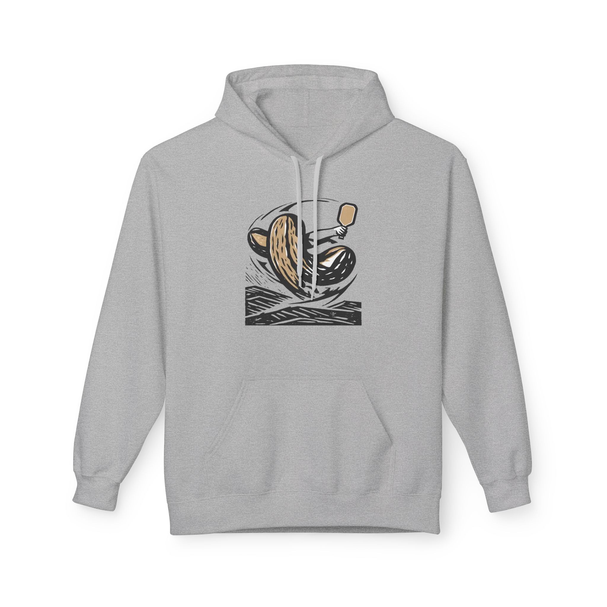 Pickleball Over Beans Hoodie | Coffee Illustration