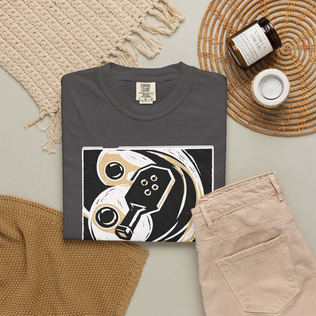 Abstract Retro Pickleball T-Shirt | Vintage Arcade Graphic