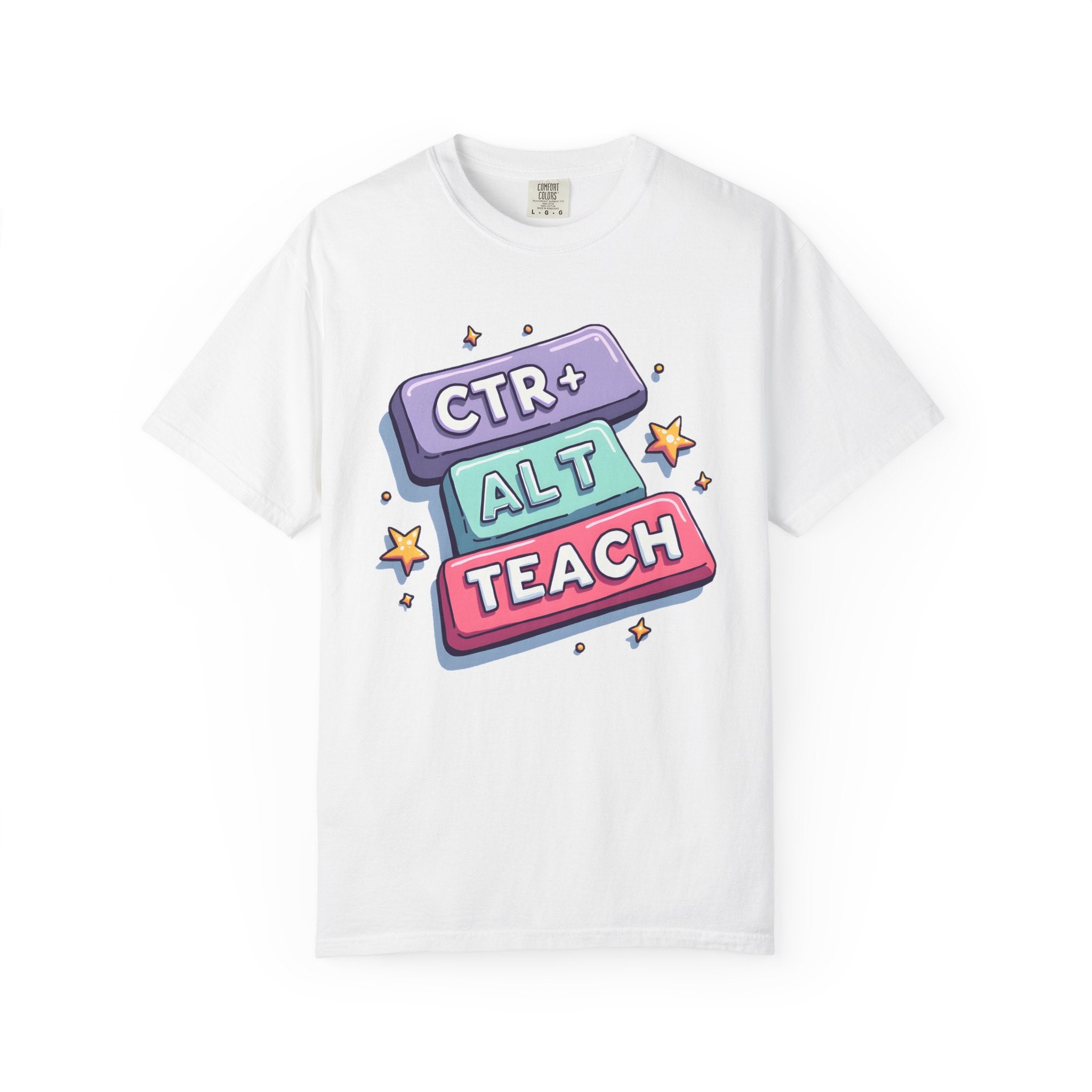 CTR ALT TEACH keyboard keys T-Shirt | Teacher Computer Humor tee