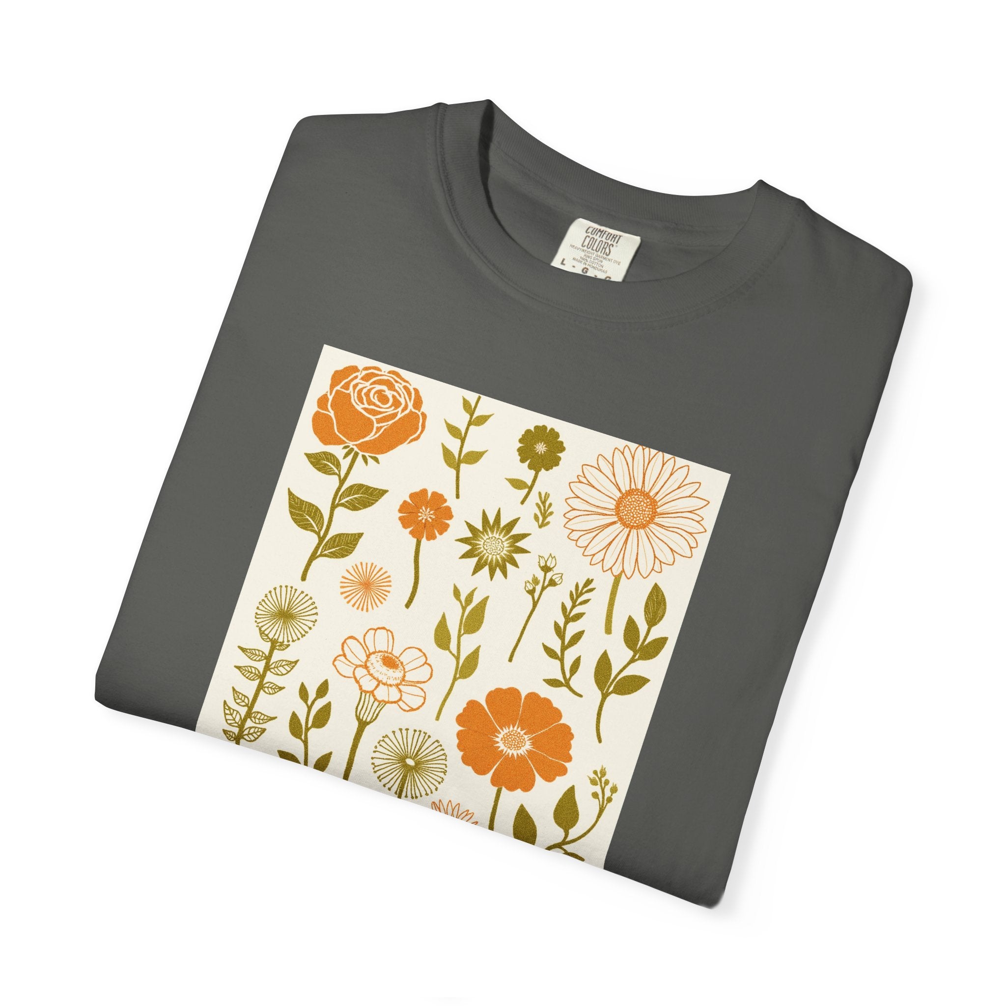 Floral "Every Day Is a Holiday" T-Shirt