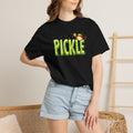 Pickle Kid T-shirt | Cute Cartoon Pickle Text Design