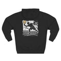 Pickleball Player Block Print Hoodie | Retro Sports Graphic
