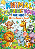 Amimal Coloring book for kid : 50 Fun page color E-book
