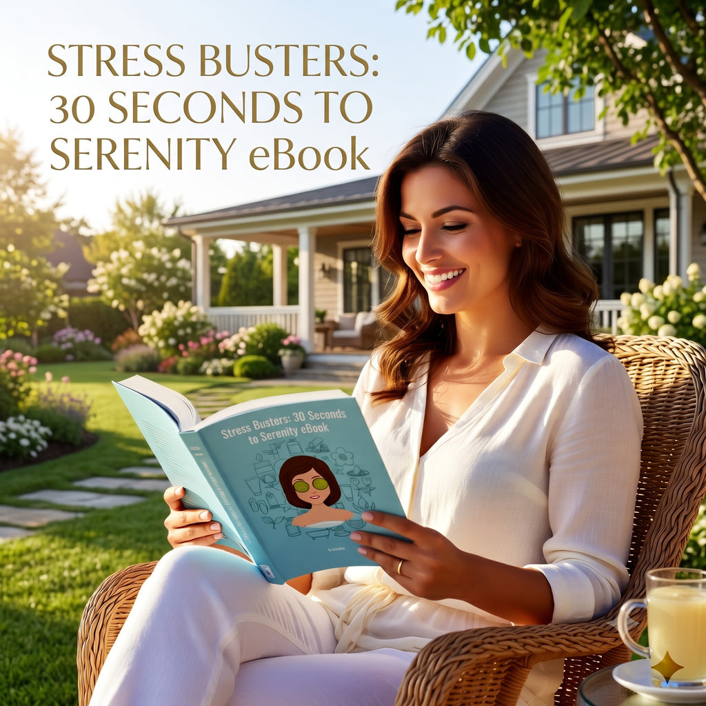 Stress Busters: 30 Seconds to Serenity eBook | | Self-Care Digital Book | Wellness & Relaxation | Instant Download PDF