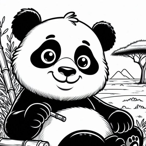 Amimal Coloring book for kid : 50 Fun page color E-book